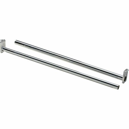 HOMEPAGE 48-72 in. Chrome Adjustable Closet Rod HO3245241